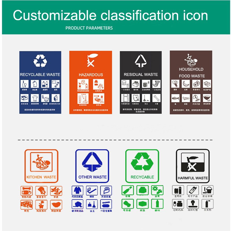 compartment bin waste classification bins compartment bin waste classification bins
