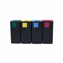 Bake Paint Iron Garbage Bin