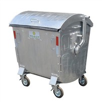 1100L Hot Dip Galvanized Garbage Bin