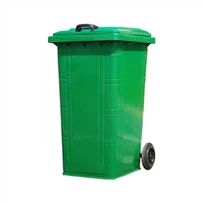 240L Galvanized Metal Garbage Bin