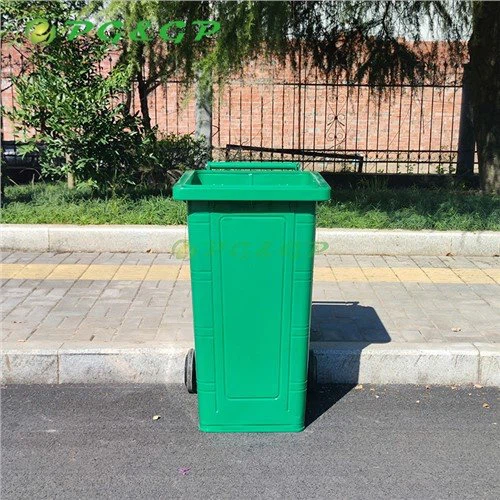 240L Outdoor Galvanized Garbage Bin