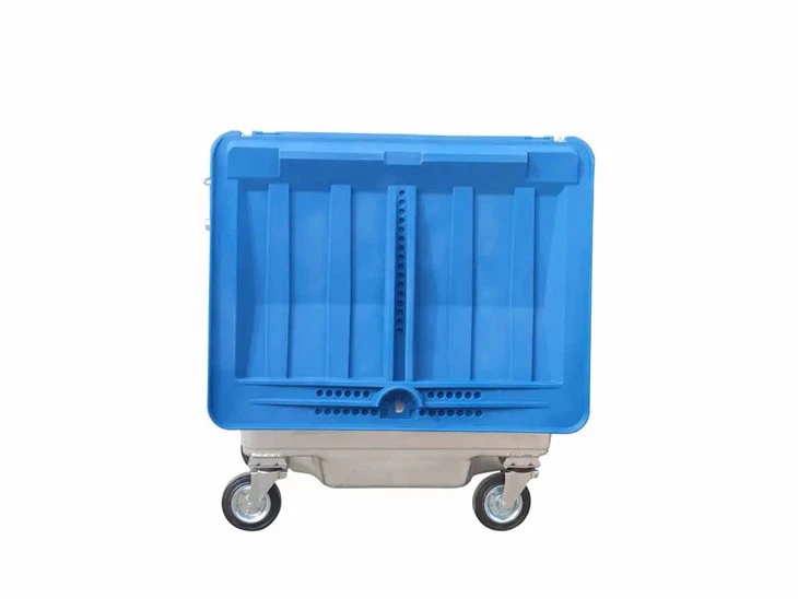 1100L Galvanised Garbage Can