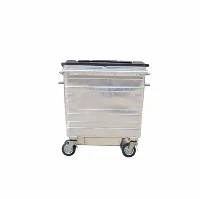 How to label 1100L Galvanized Bins?