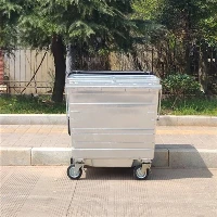 Is it easy to clean a galvanized garbage bin?